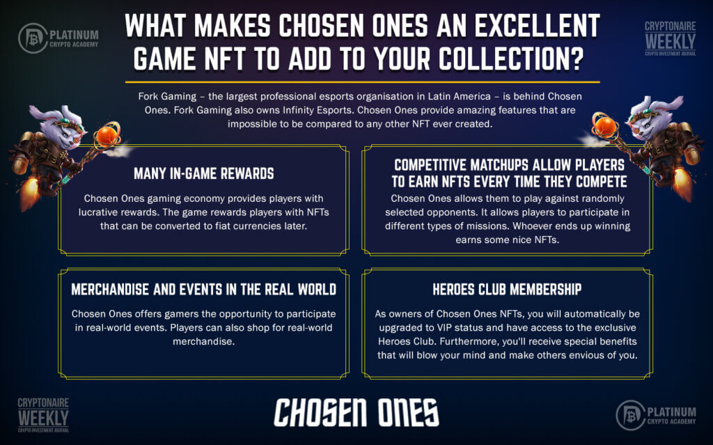 What makes Chosen Ones an excellent game NFT to add to your collection?